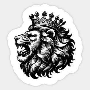 King Savage Lion Sticker